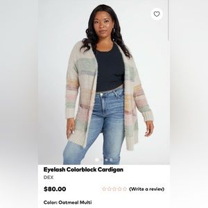 Dex Eyelash Colorblock Cardigan from Wantable